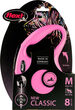 Flexi Black Classic Koord M 8 Meter Roze